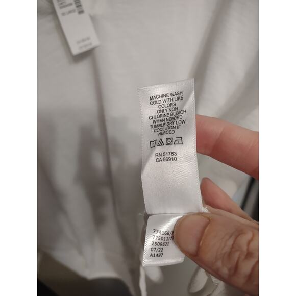 Maurices Ivory Popover Blouse XXL Classic Minimalist Business‎ Angelcore Casual - Picture 4 of 6